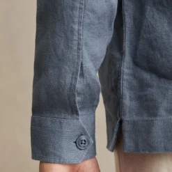 Eze Twin-Pocket Linen Overshirt