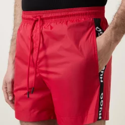 Best HUGO Fab Logo-Tape Swim Shorts