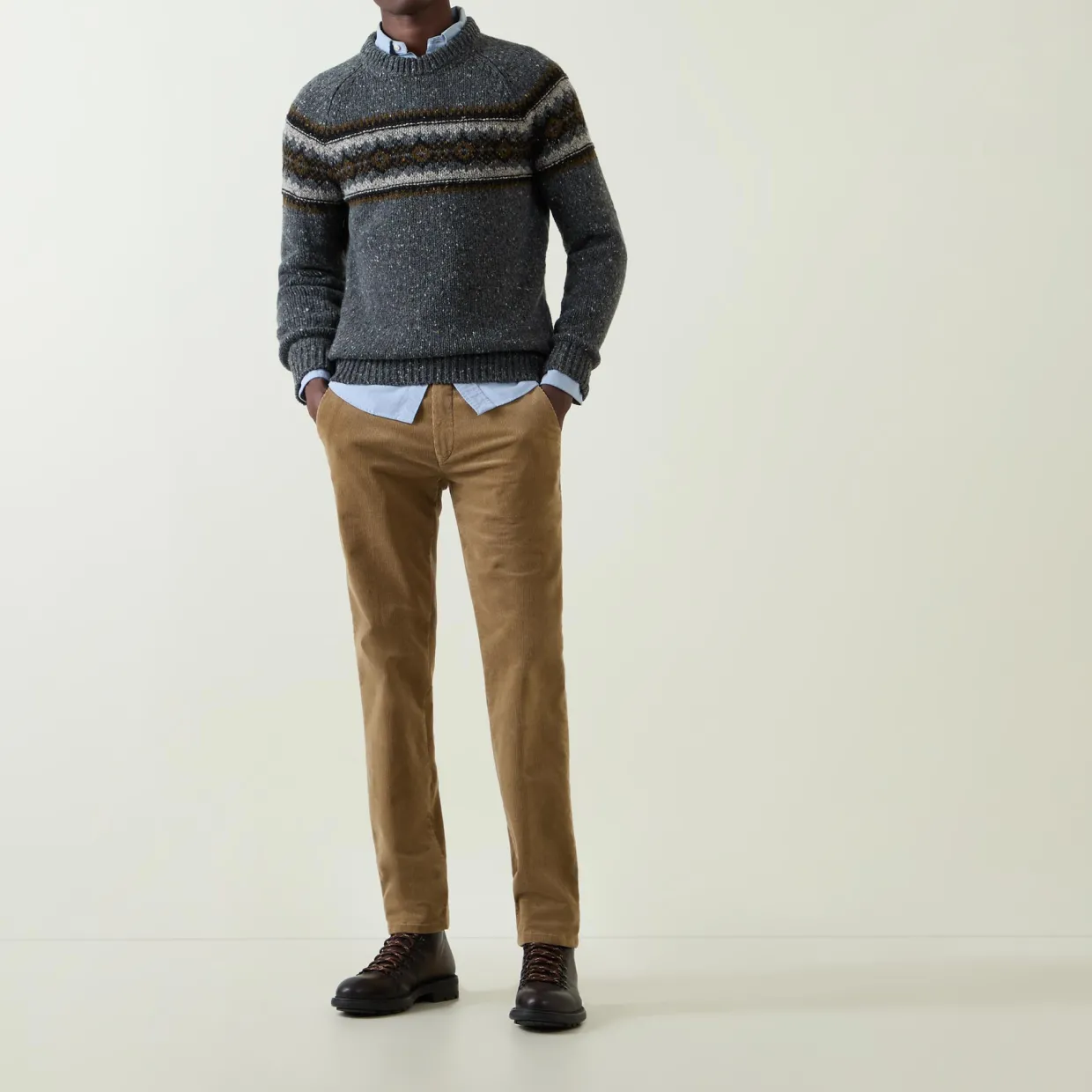 Fairisle Raglan Sweater