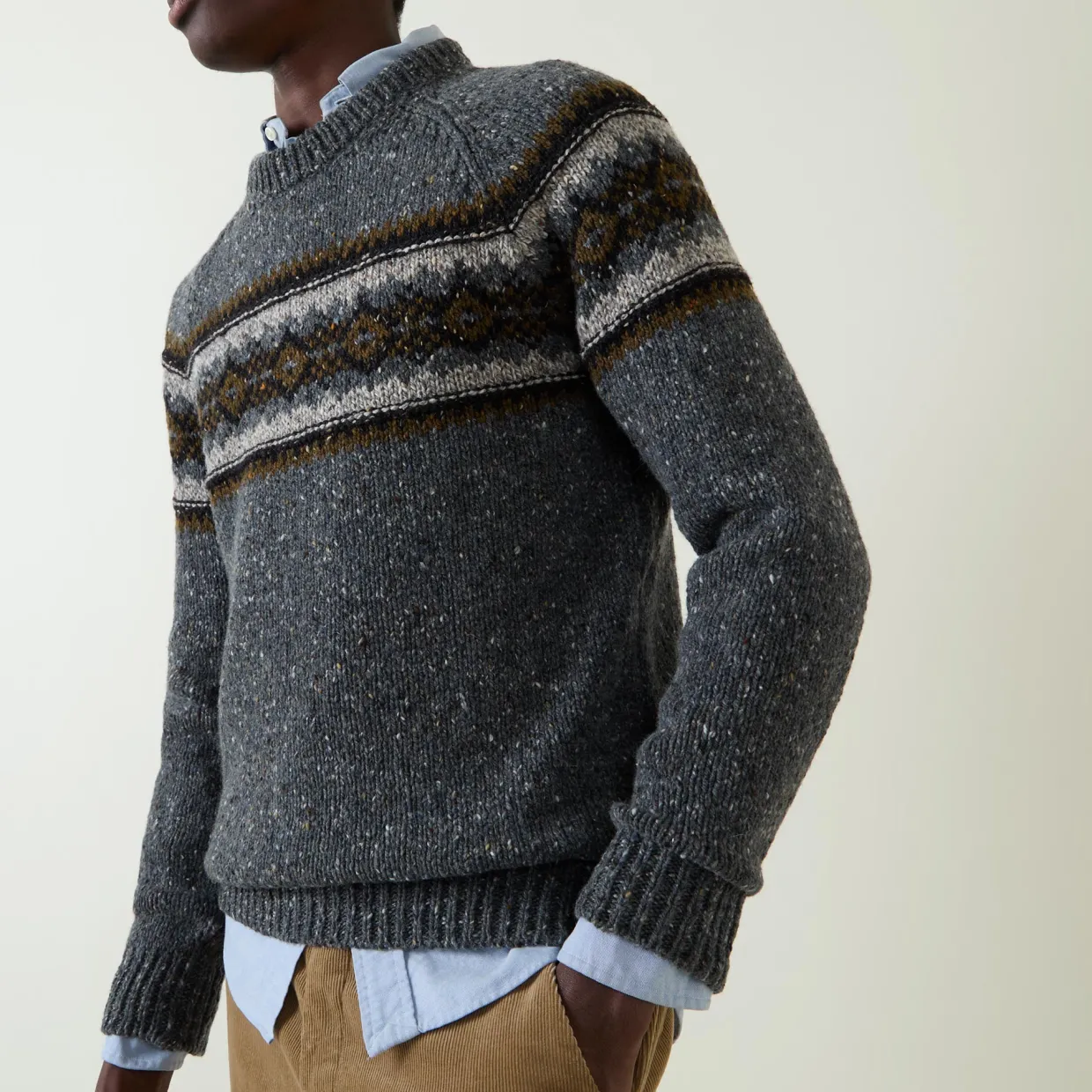 Fairisle Raglan Sweater