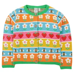 Fairisle Striped Cardigan