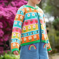 Fairisle Striped Cardigan