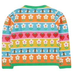 Fairisle Striped Cardigan