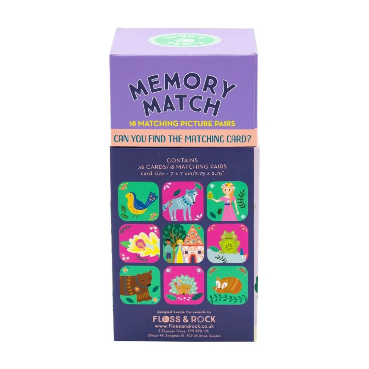 Fairy Tale Memory Match Picture Pair Cards