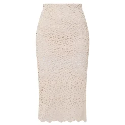 Falima High-Rise Crochet Skirt