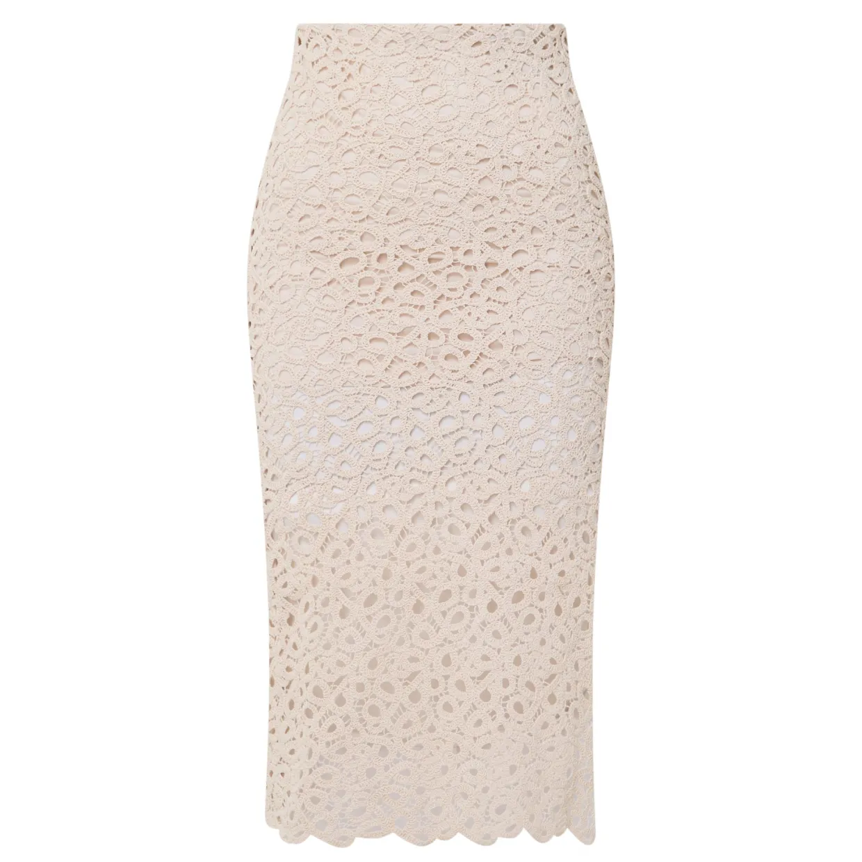 Falima High-Rise Crochet Skirt