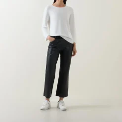 Faux Leather Trousers