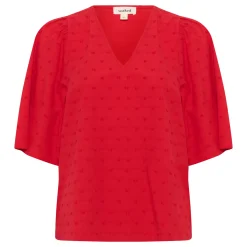 Fashion SOAKED IN LUXURY Felisia Textured Blouse