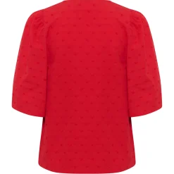 Fashion SOAKED IN LUXURY Felisia Textured Blouse