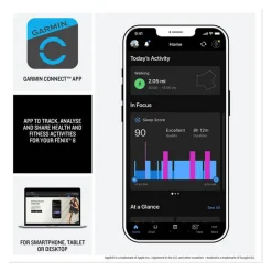 Fenix 8 43mm AMOLED Glass Whitestone