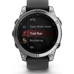 Online GARMIN Fenix E 47mm Stainless Steel Graphite