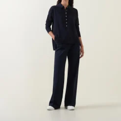 Online ELENA MIRÒ Fine Knit Polo Shirt