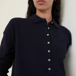 Online ELENA MIRÒ Fine Knit Polo Shirt