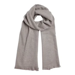 Fine-Knit Frayed Scarf