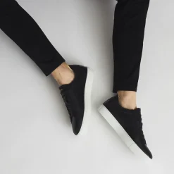 Outlet REISS Finley Leather Trainers