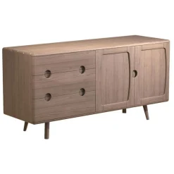 Clearance CASEYS FURNITURE Finn Mid Century Sideboard Brown