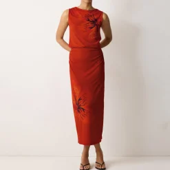 Sale JIGSAW Fire Flower Skirt