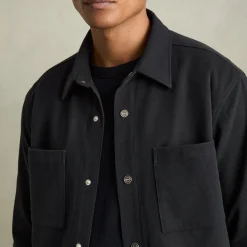 Outlet REISS Fitzroy Brushed Corduroy Overshirt