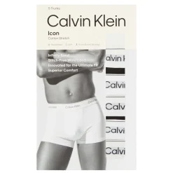 New CALVIN KLEIN Five-Pack Icon Logo Trunks