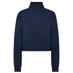 Clearance TOMMY JEANS Flag Logo Half-Zip Sweatshirt