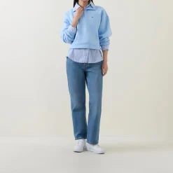 Flag Logo Half-Zip Sweatshirt