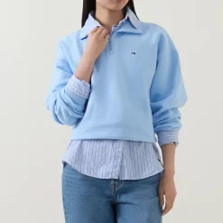 Flag Logo Half-Zip Sweatshirt