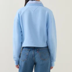 Flag Logo Half-Zip Sweatshirt