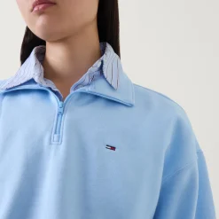 Flag Logo Half-Zip Sweatshirt