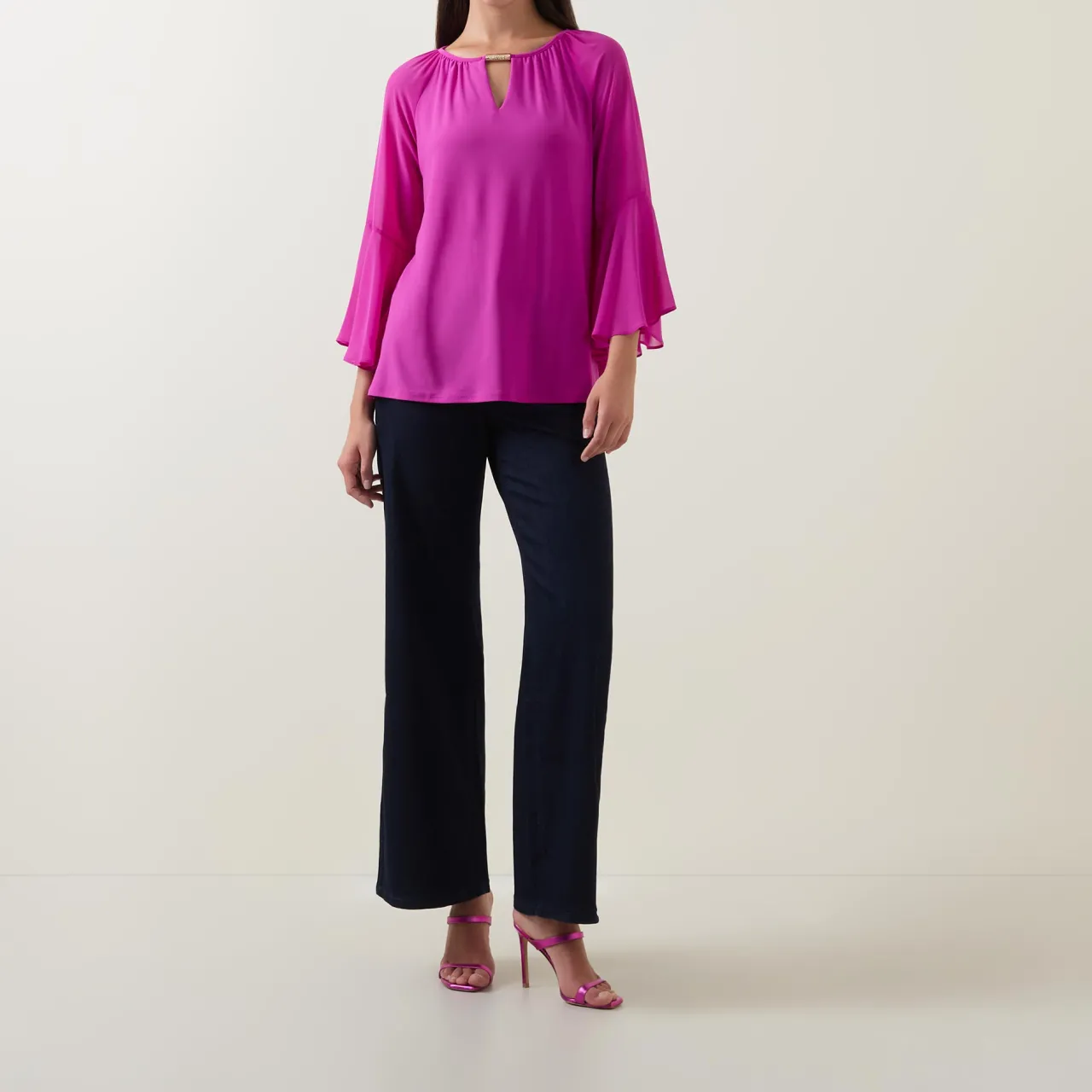 New JOSEPH RIBKOFF Flared Leg Jeans