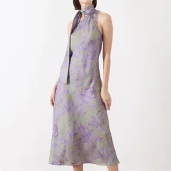 Flash Floral Scarf Dress