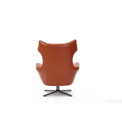 Fashion CASEYS FURNITURE Flavio Swivel Chair Burnt Orange