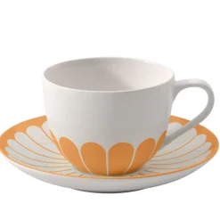 Fleur Soleil Coffee Cup Saucer