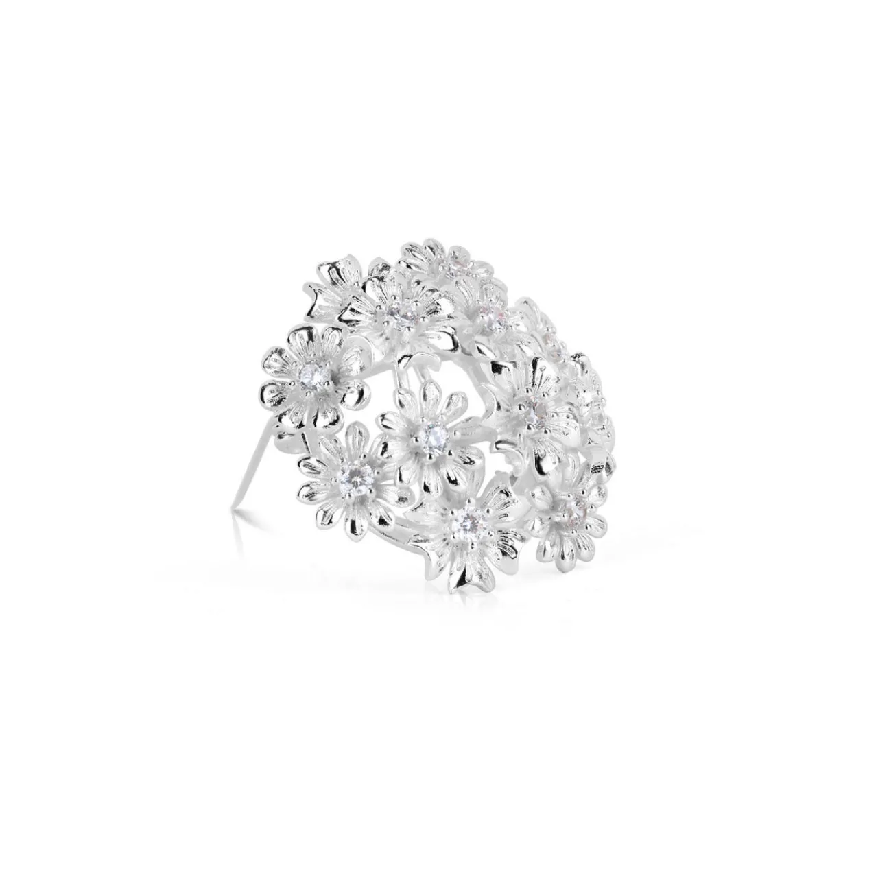 Sale NEWBRIDGE SILVERWARE Floral Cluster Brooch