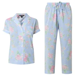 Floral Cropped Pyjama Set