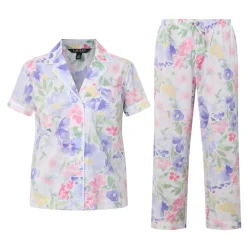 Floral Cropped Pyjama Set