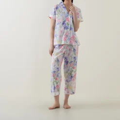 Floral Cropped Pyjama Set