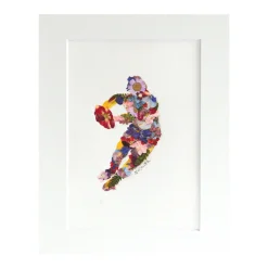 Floral Footwork Framed Fine Art Print