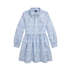 Floral Frill Shirt Dress 8-12 Years