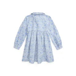 Hot POLO RALPH LAUREN Floral Frill Shirt Dress 4-6 Years