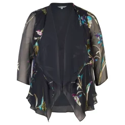 Online CHESCA Floral Open Front Shrug