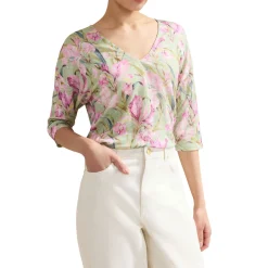 Discount PHASE EIGHT Flossie Floral Linen Top