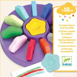 Discount DJECO Flower Crayons For Toddlers