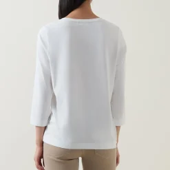 New GERRY WEBER Flower Graphic Long-Sleeved T-Shirt