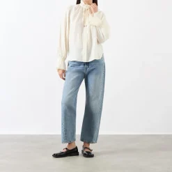 Fluid Tie-Neck Shirt