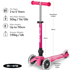Foldable Mini LED Scooter