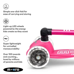 Foldable Mini LED Scooter