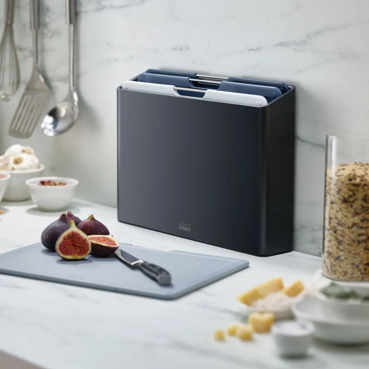 Sale JOSEPH JOSEPH Folio™ Four-Piece Chopping Board Set Large Graphite