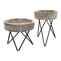 Folk Side Tables