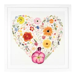 Fashion PRESSED FLOWERS BY NELL For A Lifetime Framed Print