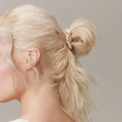 Four Pack Silk Skinny Scrunchies